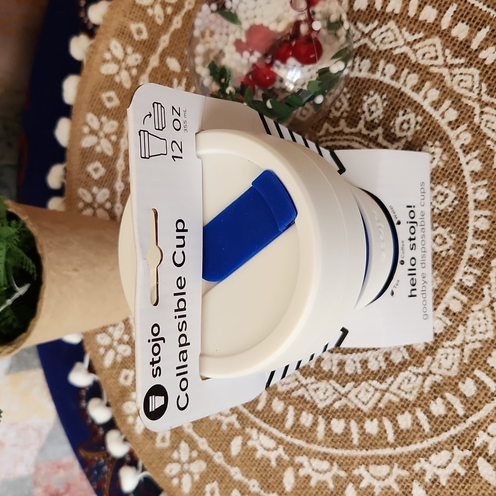 Collapsible cup, blue - Picture 2 of 3